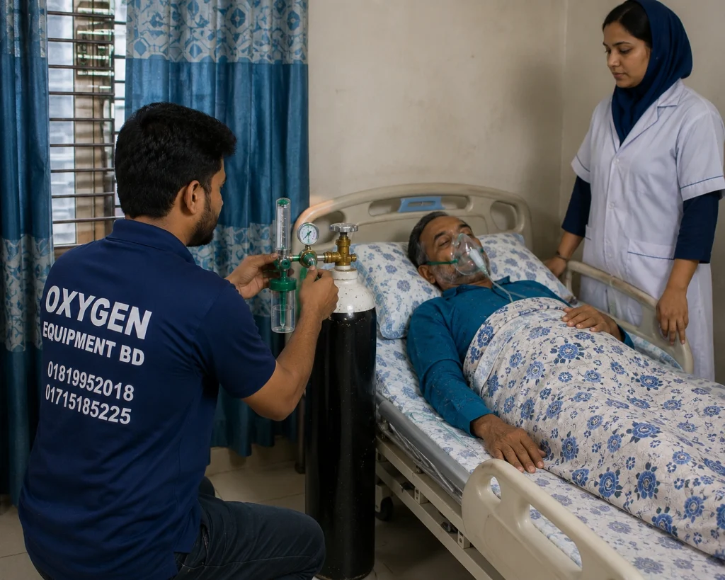 oxygen cylinder delivery in dhaka