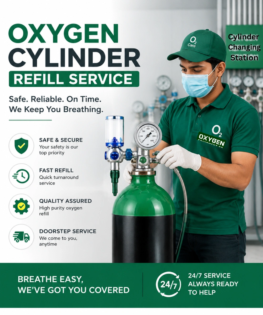 oxygen cylinder refill price in dhaka