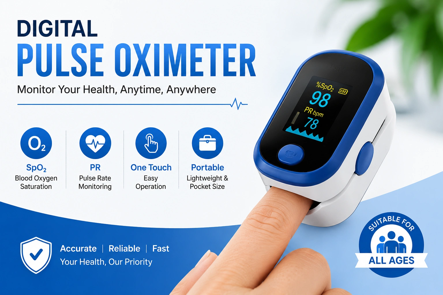 digital pulse oximeter