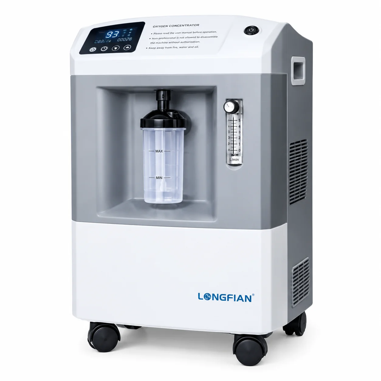 Longfian 10 Liter Oxygen Concentrator for Medical Oxygen Therapy